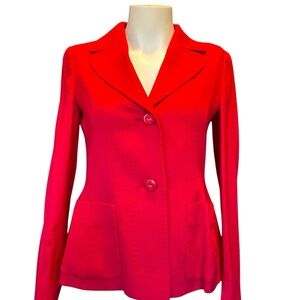 Escada red blazer size 34. In excellent condition.